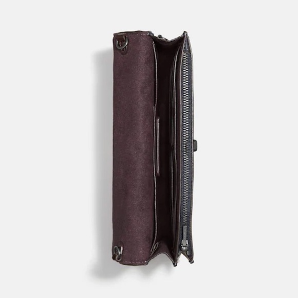 Coach Hutton Clutch With Colorblock Quilting 856 - Picture 3 of 14